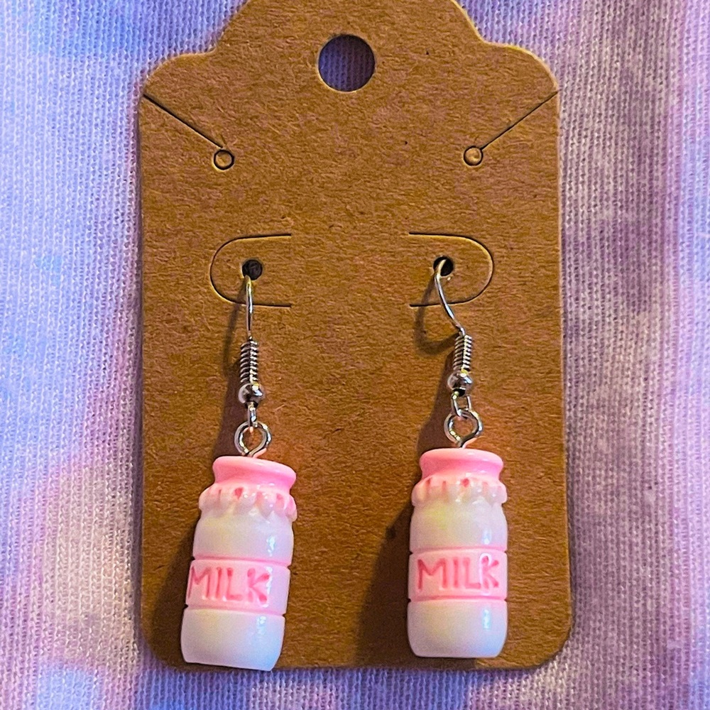 Milk Earrings. 🥛